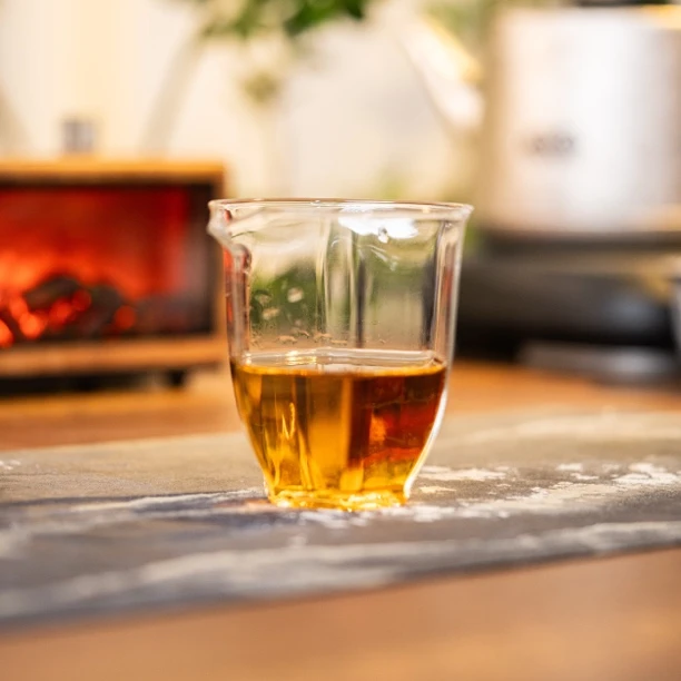 加厚玻璃六角公道杯耐热日式高档公杯