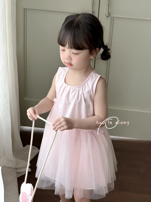 【Bao Bao】夏款棉布公主纱纱连衣裙25301