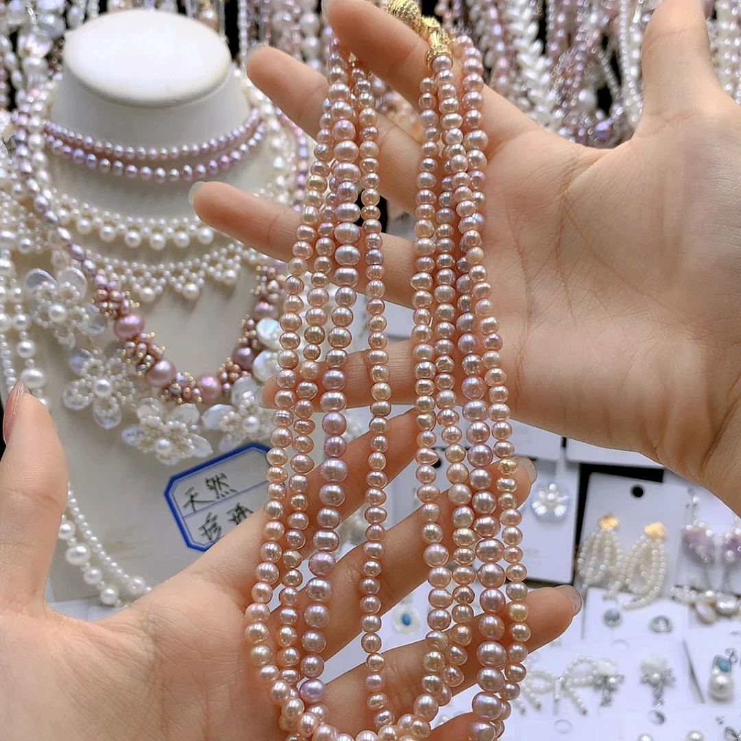 银S925镶嵌耳饰淡水珍珠春***回