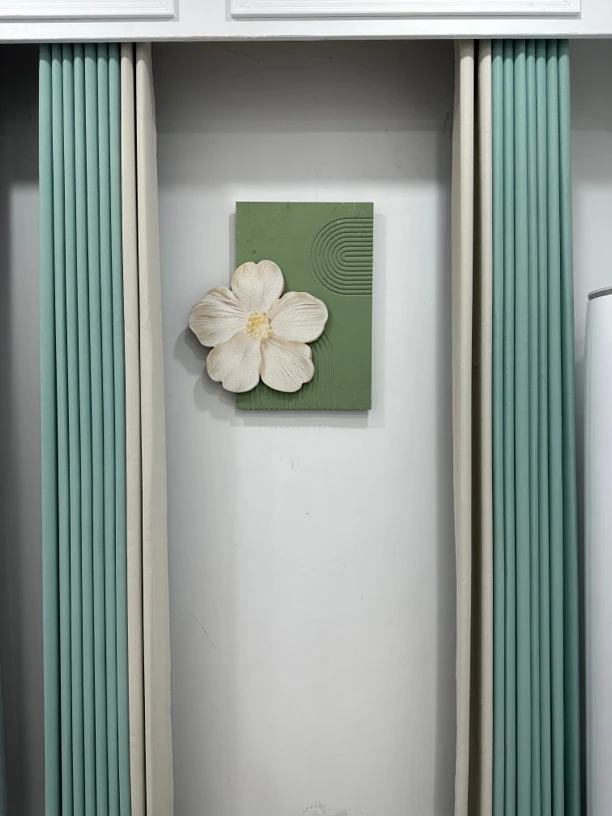 新款加厚黑金系列：青提奶油(成品窗帘)