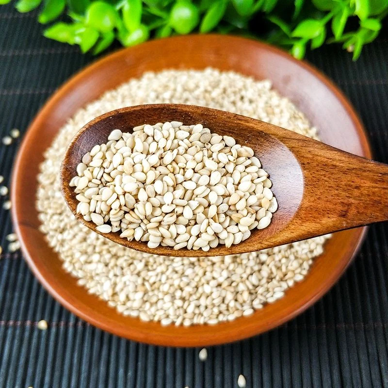 农家自产自销现场收土货白芝麻