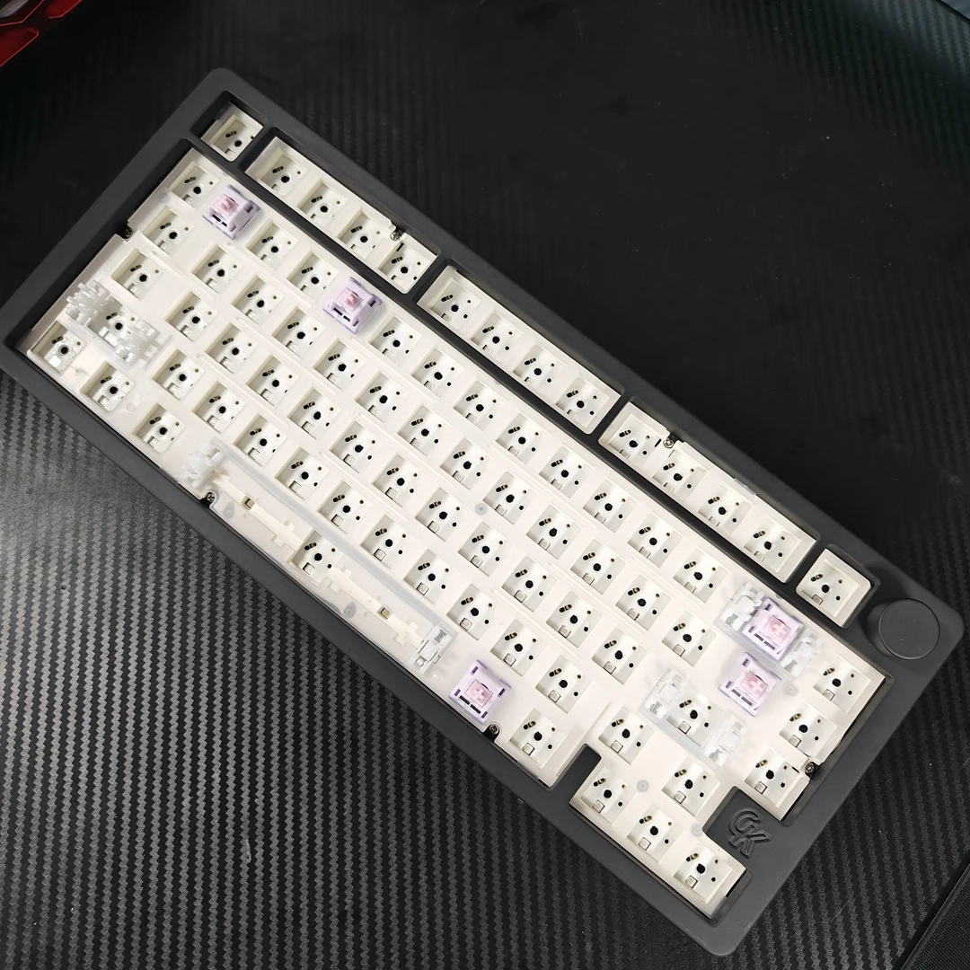 准新品  TK75-pro三模套件铝坨坨机械键盘成品