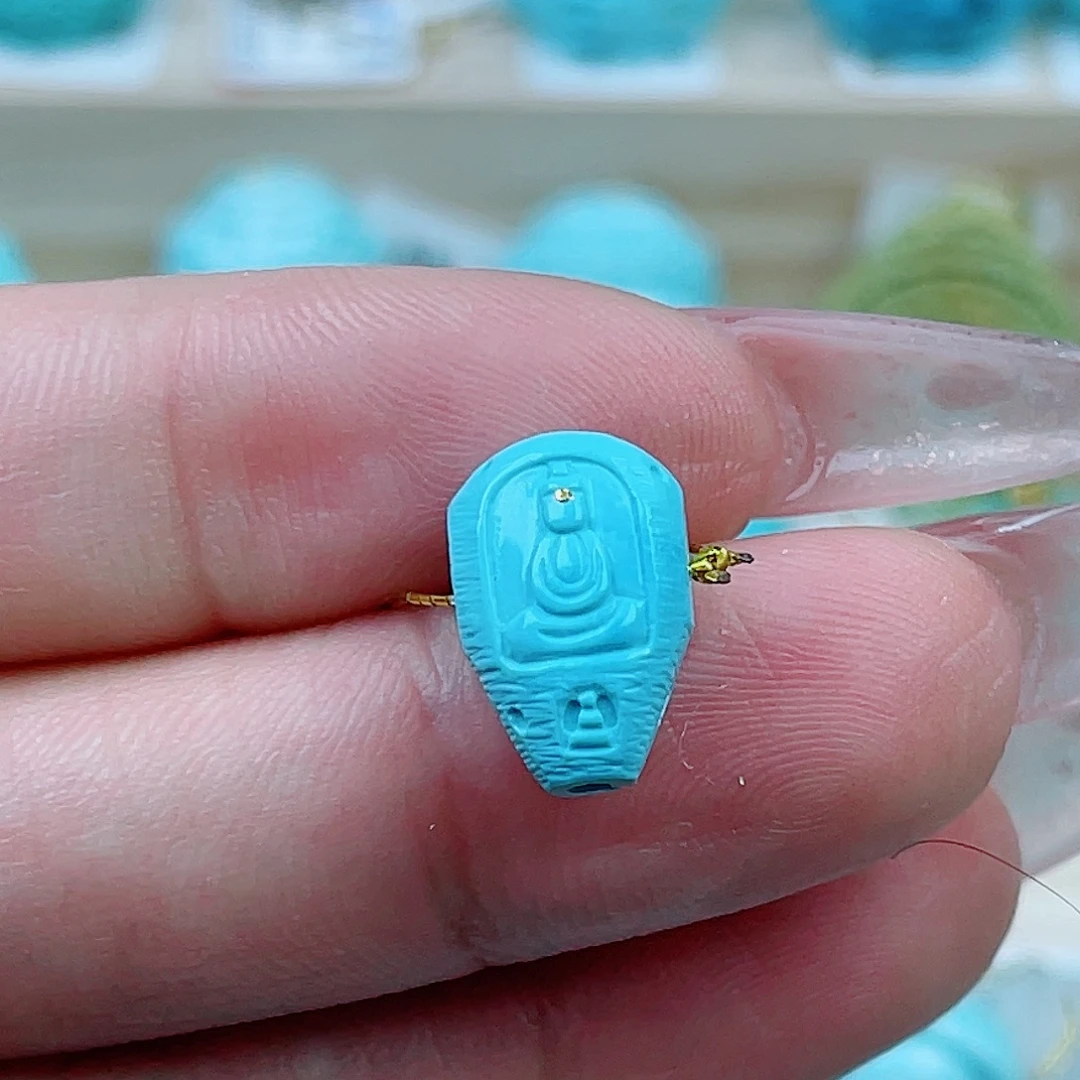 未镶嵌绿松石珠宝奇石9m