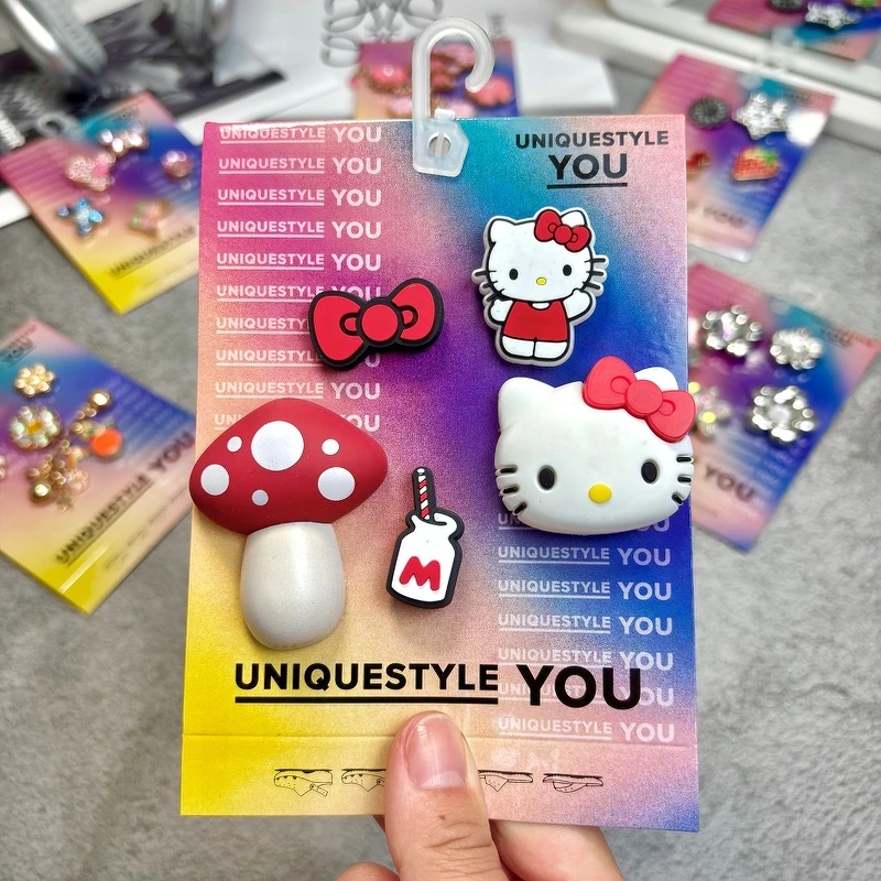 鞋花套装  适配洞洞鞋鞋花洞洞鞋花装饰扣diy智必星配饰配件