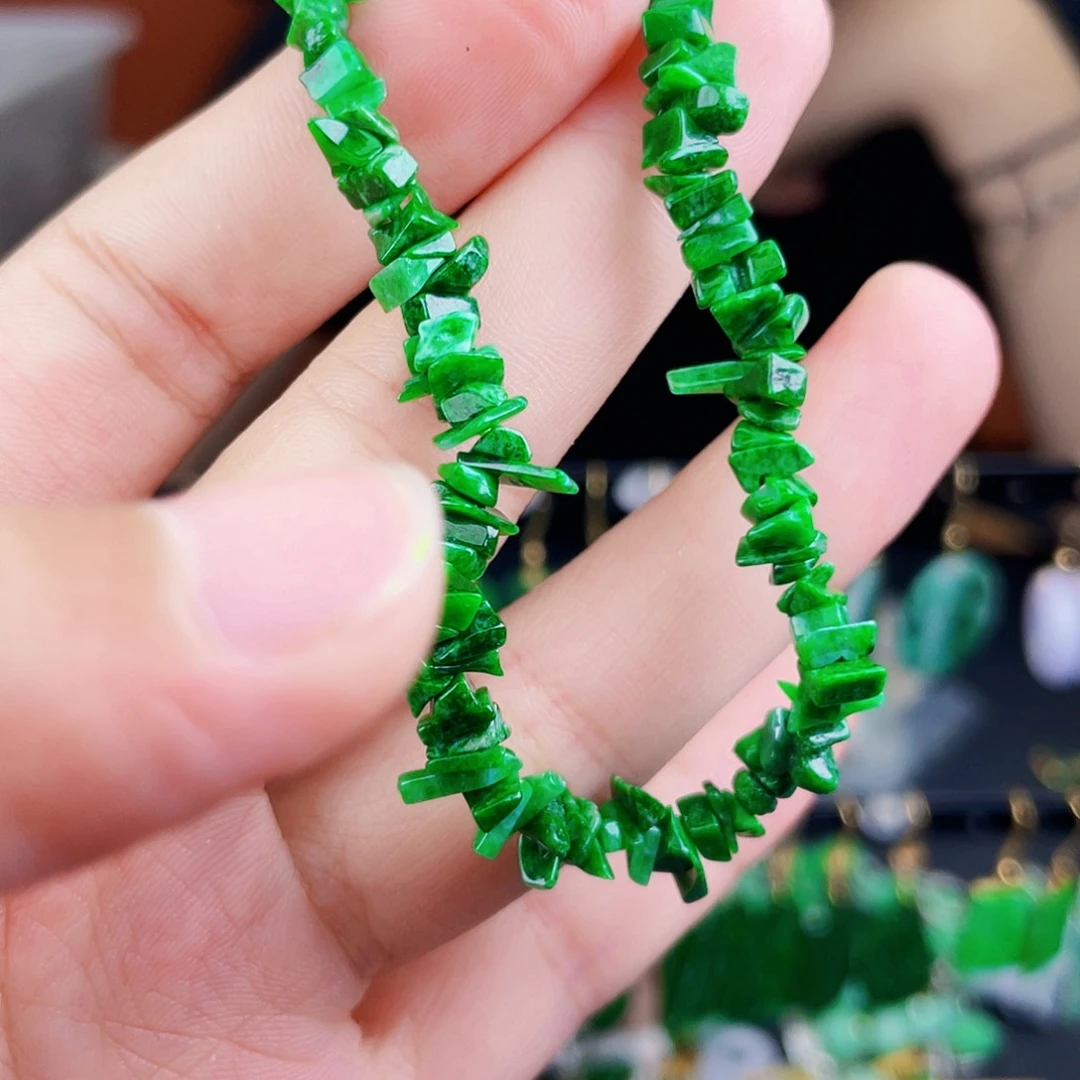 翡翠未镶嵌耳饰饰品