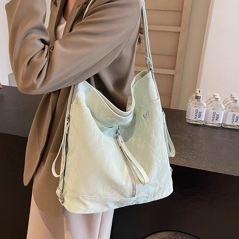 托特包女2025新款大容量通勤双肩包休闲多功能单肩斜挎包旅行背包