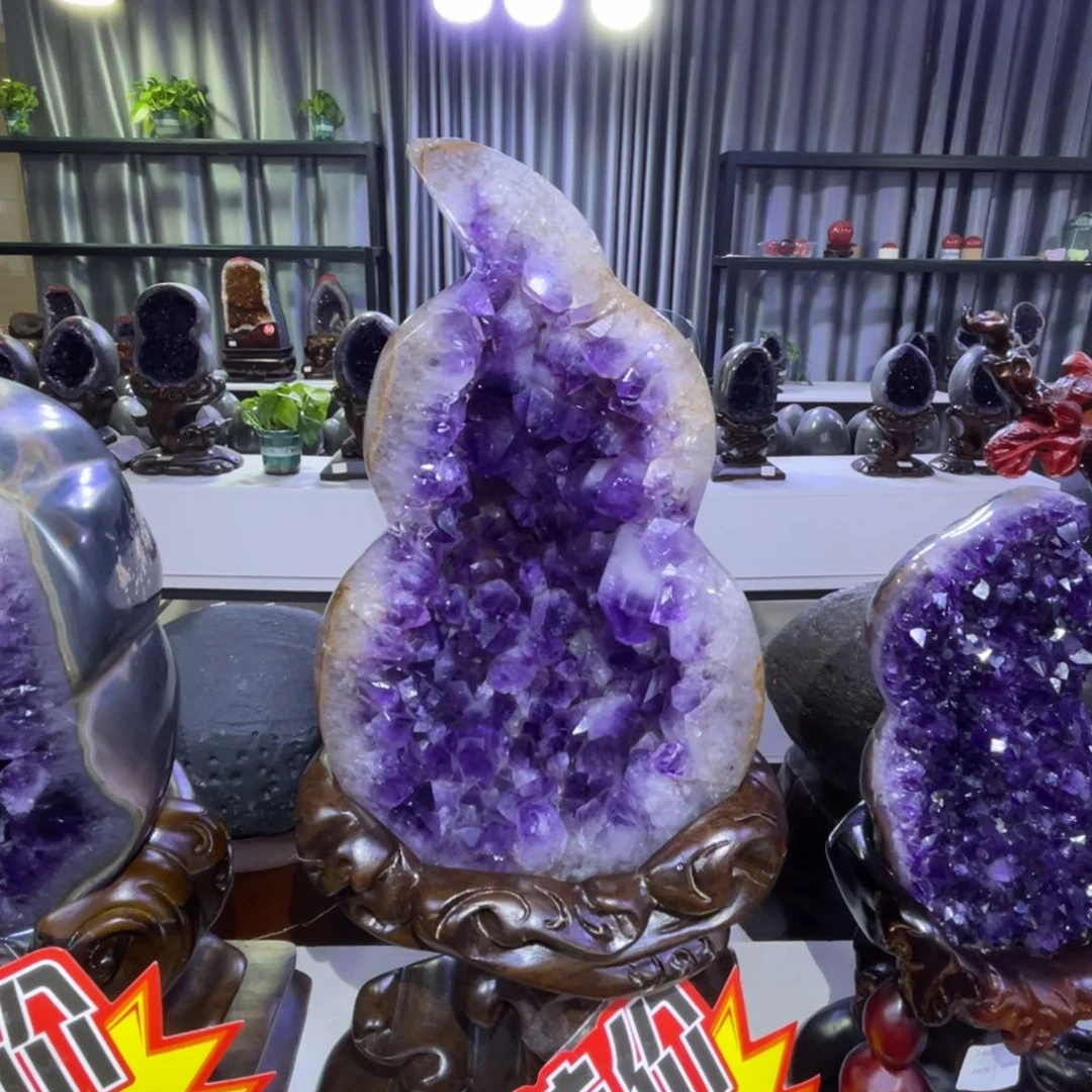 未镶嵌大型摆件（非配饰）紫晶