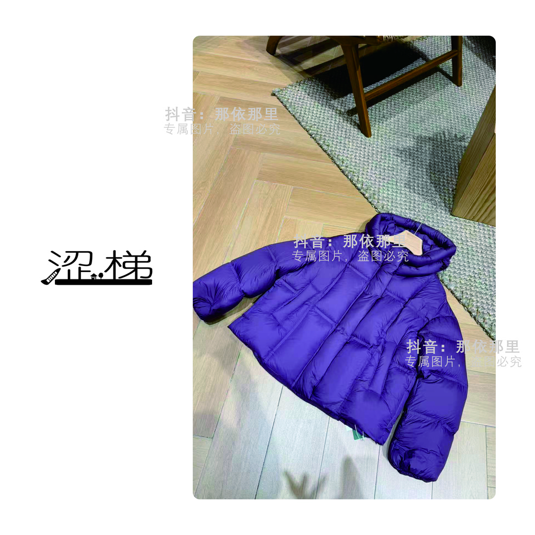 涩梯15728【女装-羽绒服】短款连帽加厚90白鸭绒羽绒服女上衣