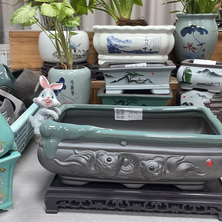 工厂直销花盆精品盆景绿植花盆