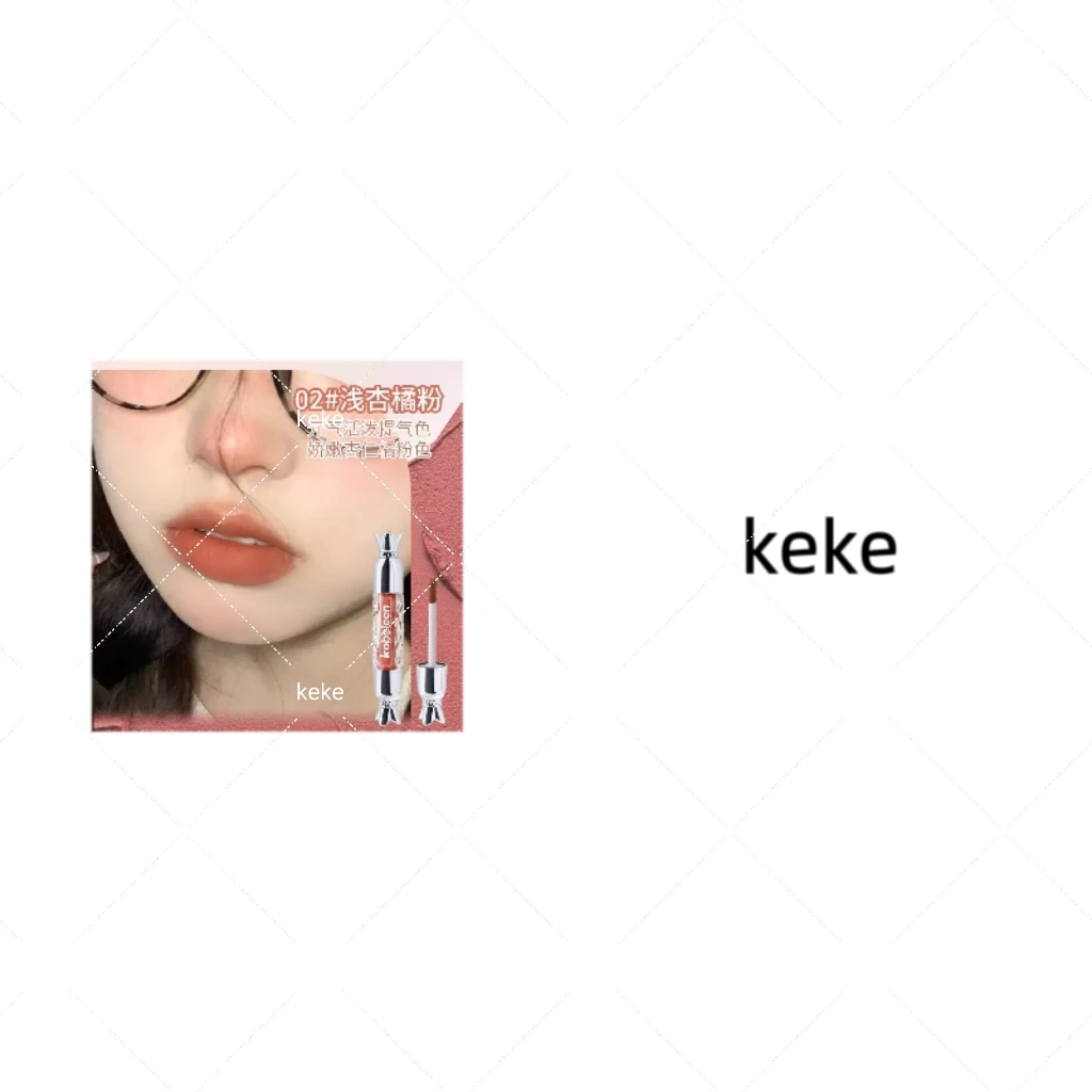 【Keke甄选好物【不退货纠结不拍】 糖果彩色唇釉图案印花上衣T恤