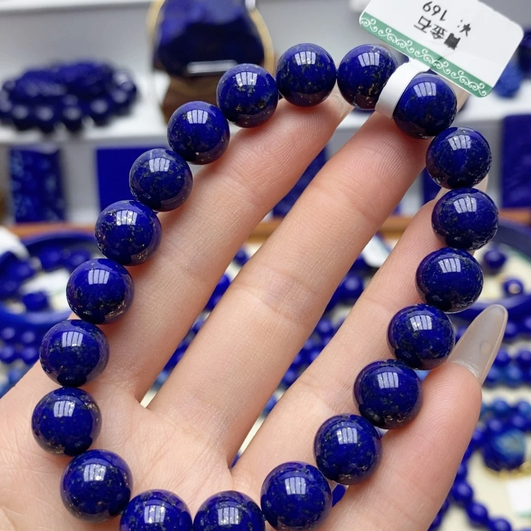 青金石未镶嵌手链10mm