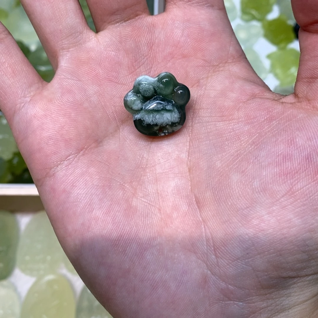 岫玉未镶嵌吊坠(不含链)两单包邮