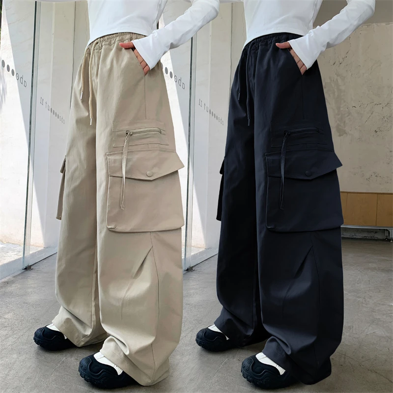 女童秋季百搭休闲裤2025新款儿童韩版宽松潮流气质工装裤秋冬长裤