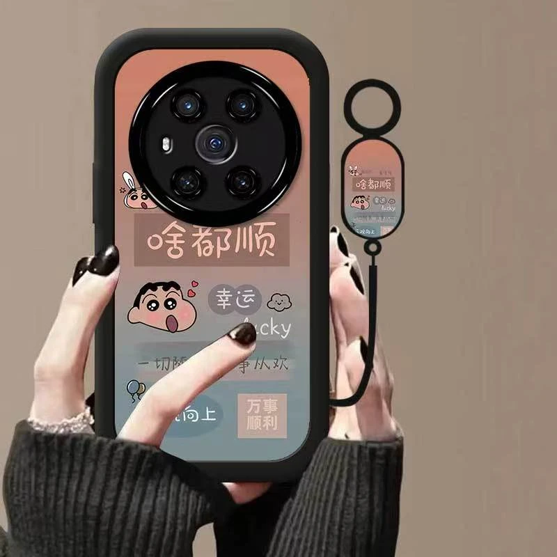 适用华为荣耀magic3pro手机壳文字elz-an00卡通软honor magic3保