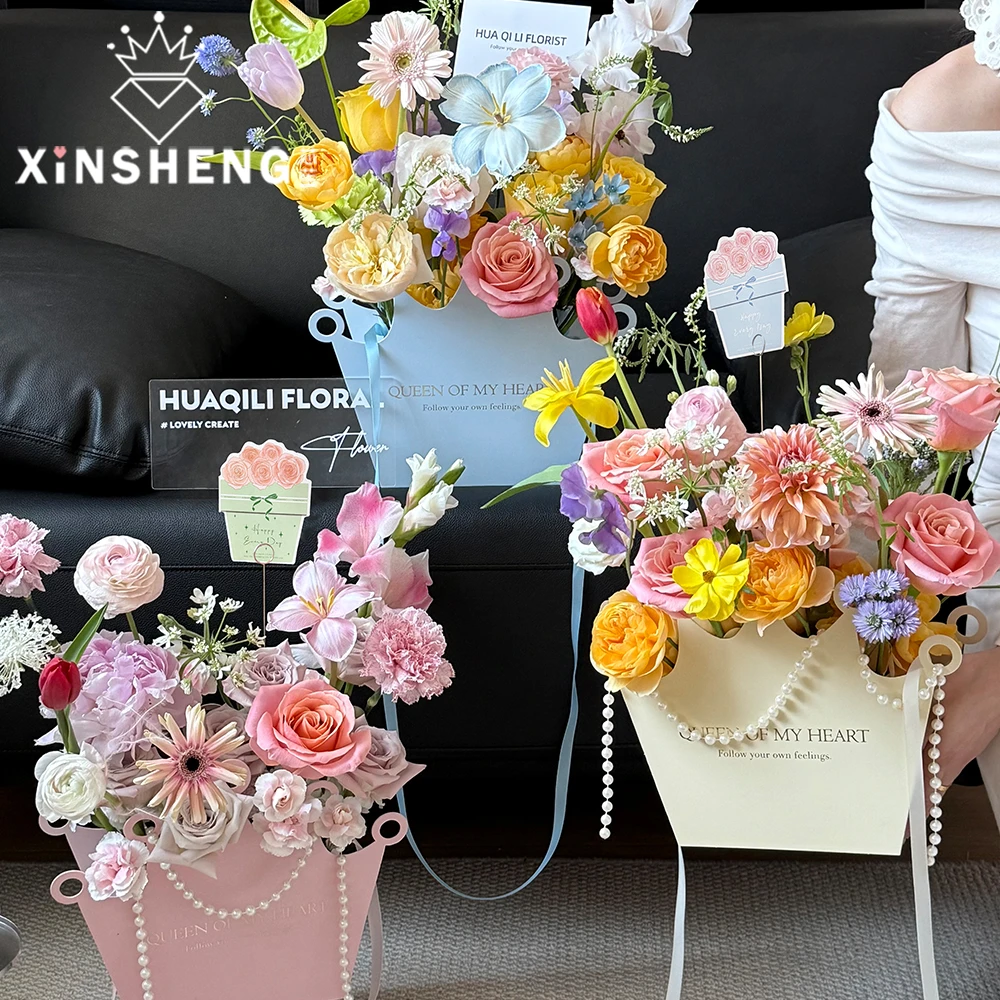 【十万专属】芯苼 原创为爱加冕皇冠花盒花店手工diy花束包装盒