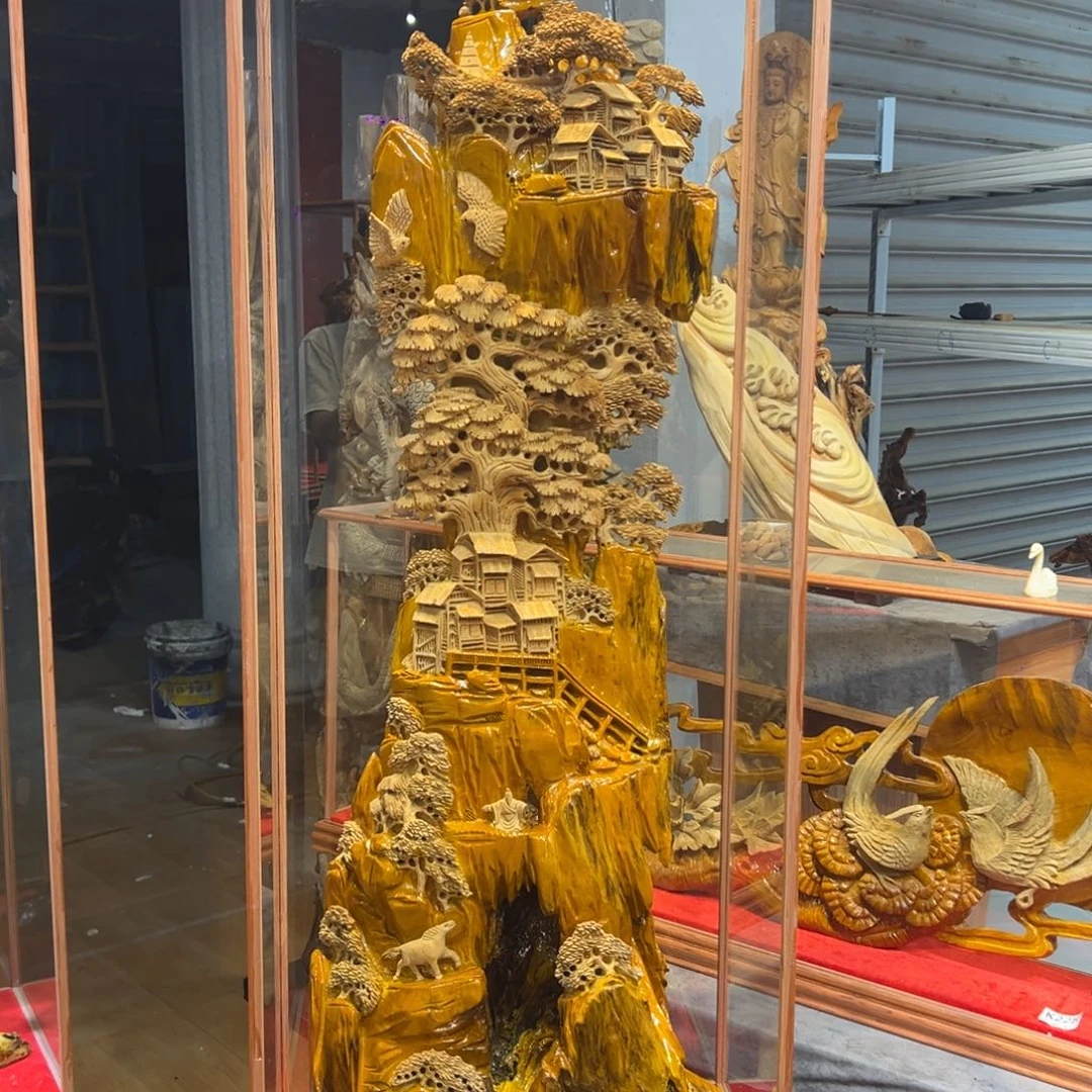 小***哥楠木金丝楠木居家摆件