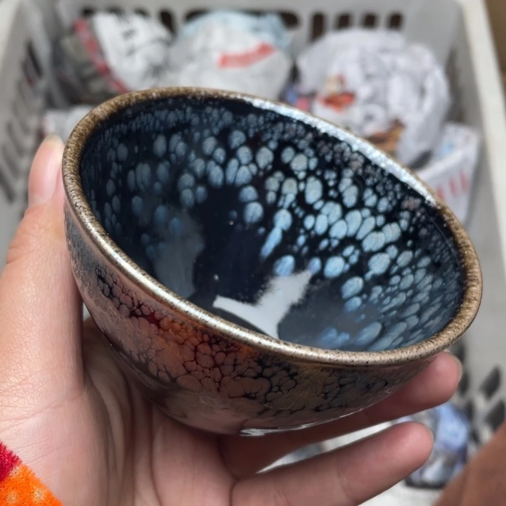 茶盏建窑建盏主人杯 微瑕