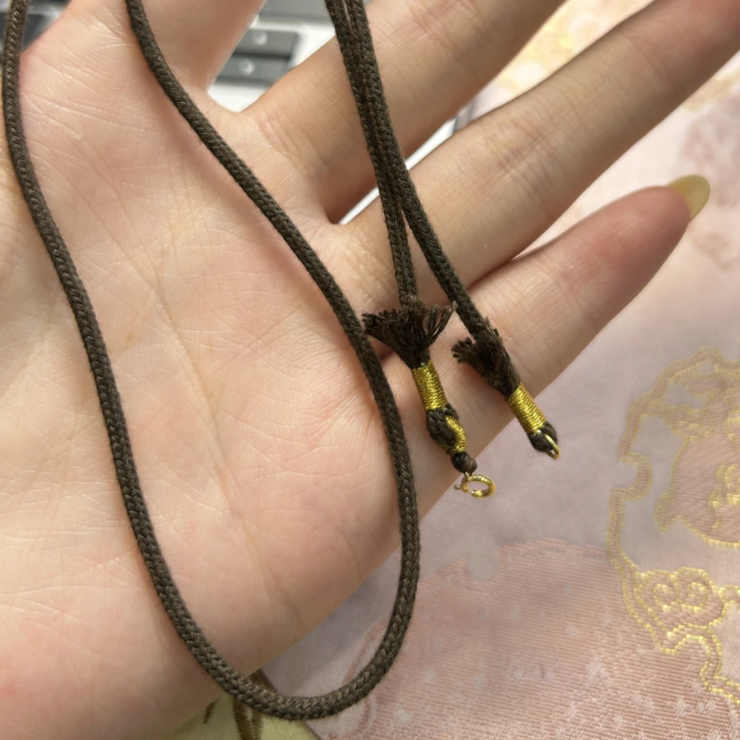 18k金万能绳手作