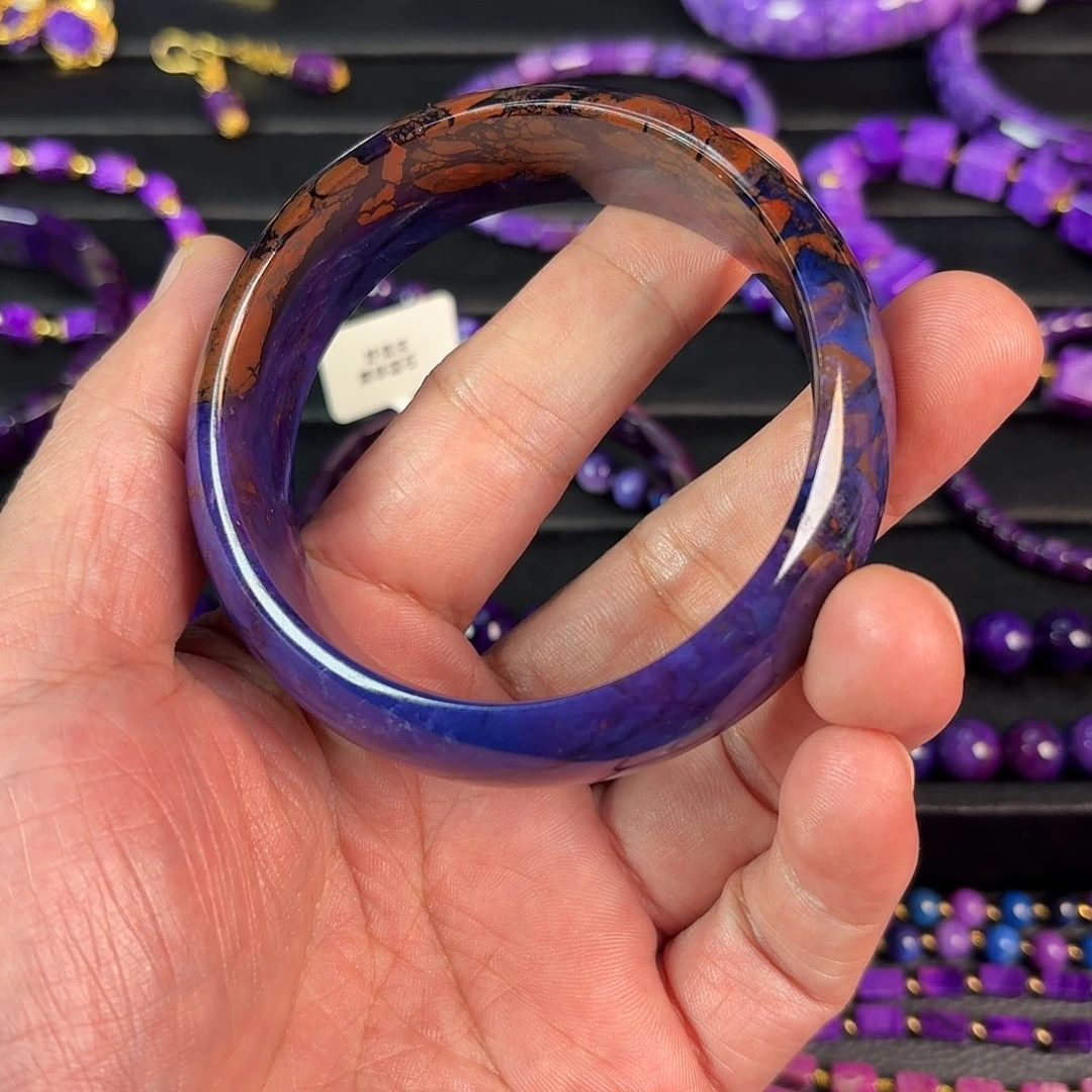 流***忆苏纪石（舒俱来）未镶嵌手镯