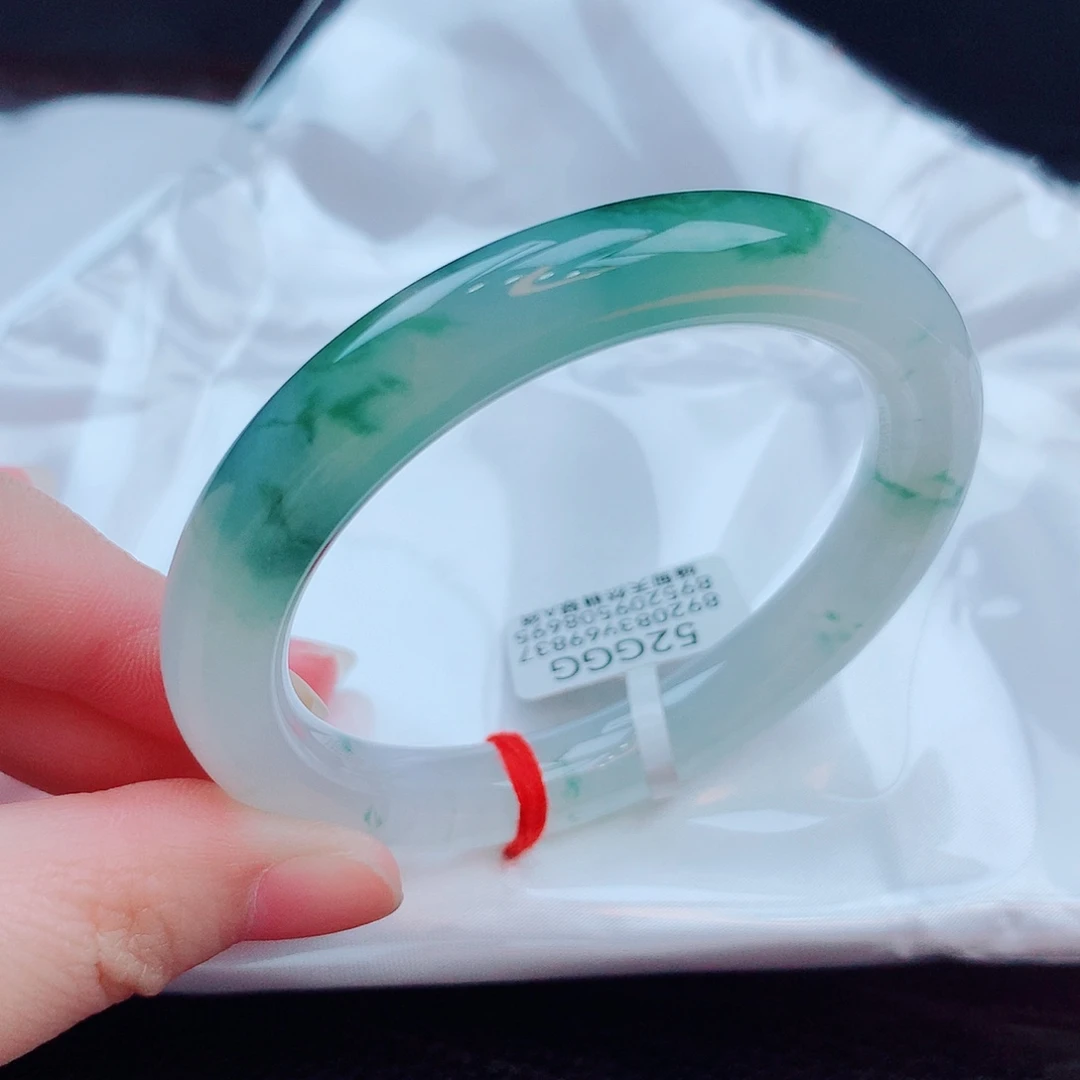 翡翠未镶嵌手镯缅甸天然翡翠A货手镯