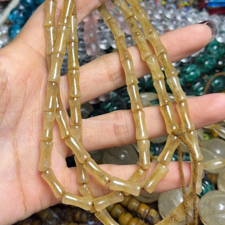 琉璃颈饰231老白水一条