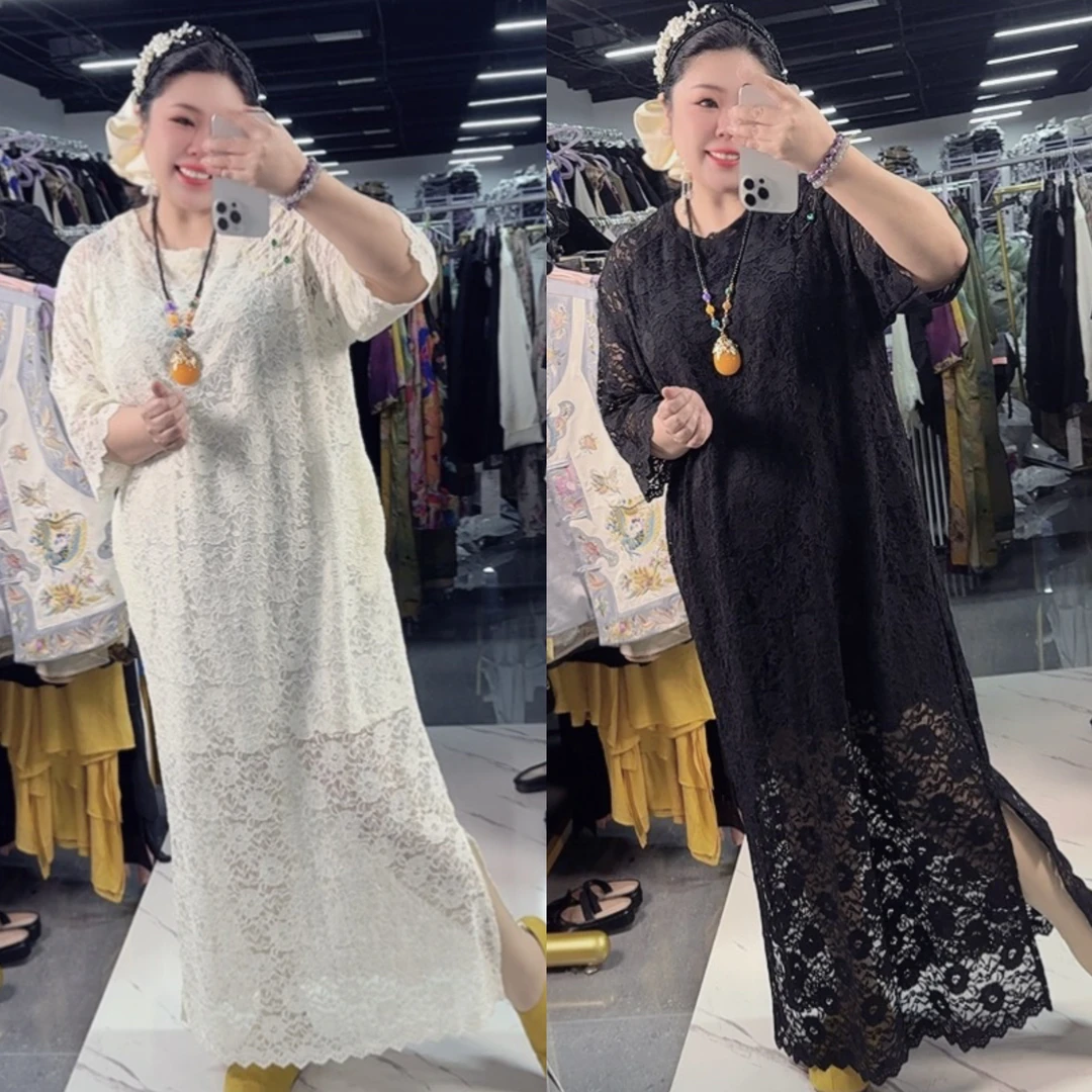 深圳003时尚蕾丝盘扣旗袍裙连衣裙长裙