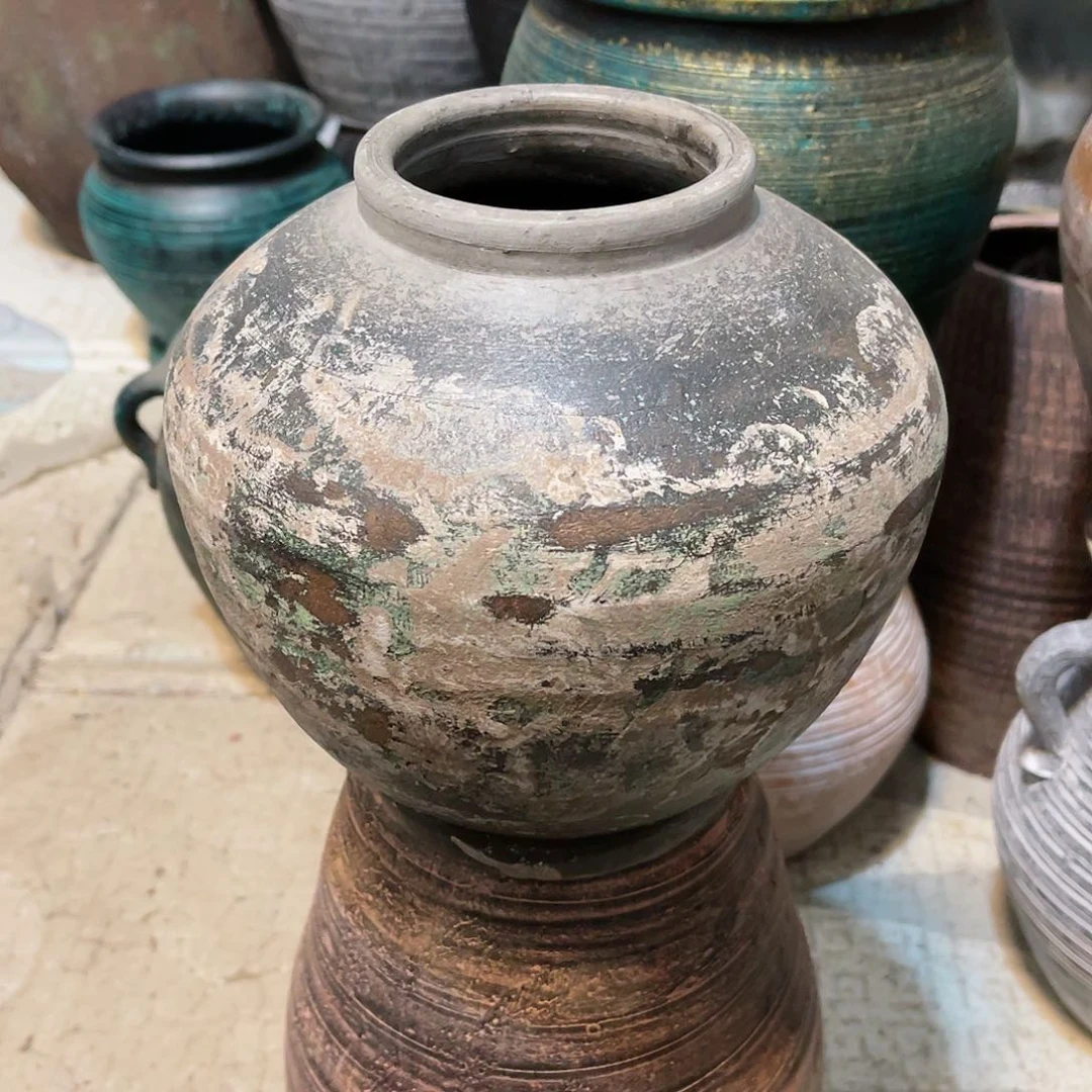 红陶无孔口径9高度20