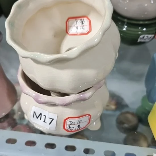 微瑕陶瓷花盆满12包邮