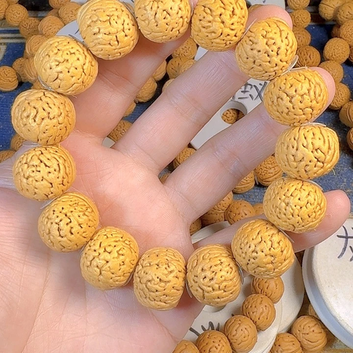 杨***好吊坠桃核20南瓜桃核手串