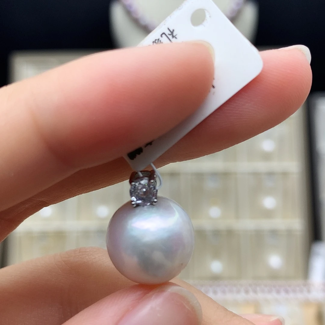 颈饰合金淡水珍珠