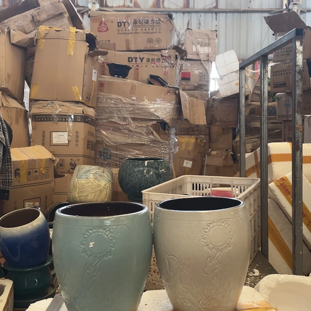 红陶宜兴紫砂粗陶花盆