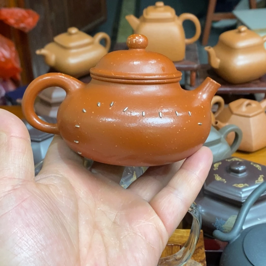 茶壶紫砂紫砂壶朱砂容天……