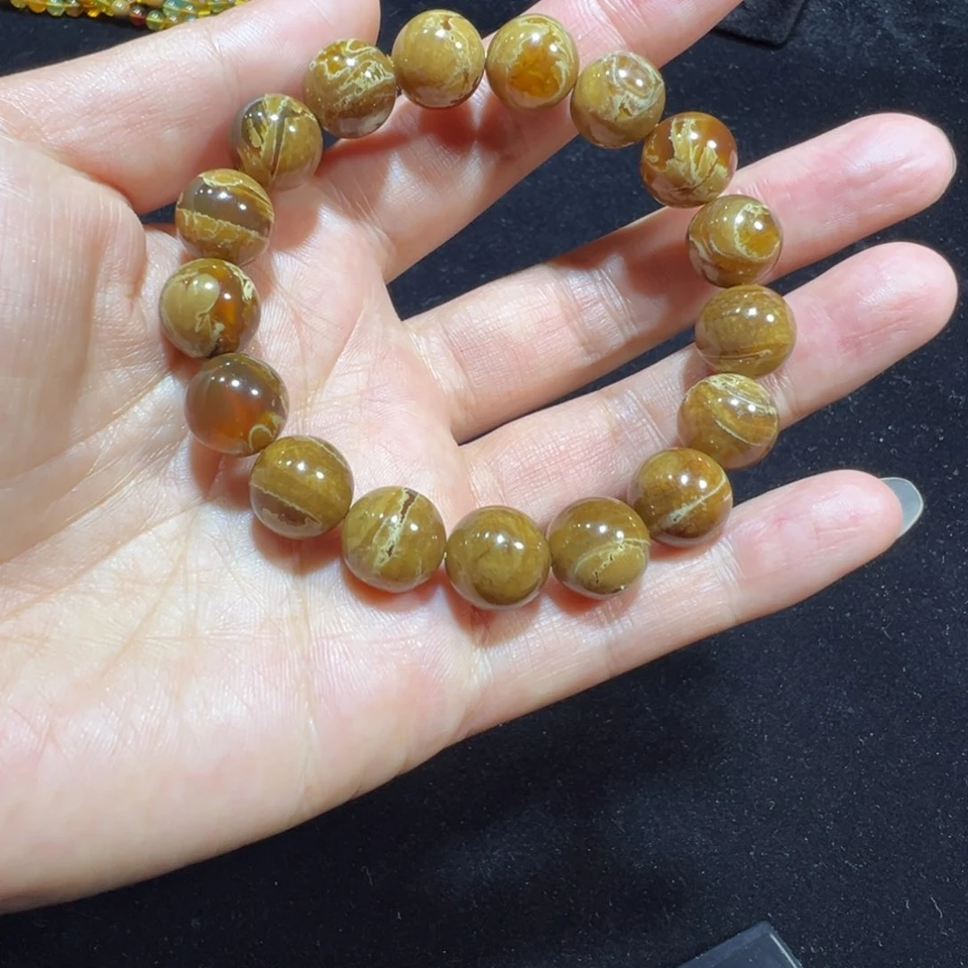 未镶嵌琥珀手串妖花溶洞12规格