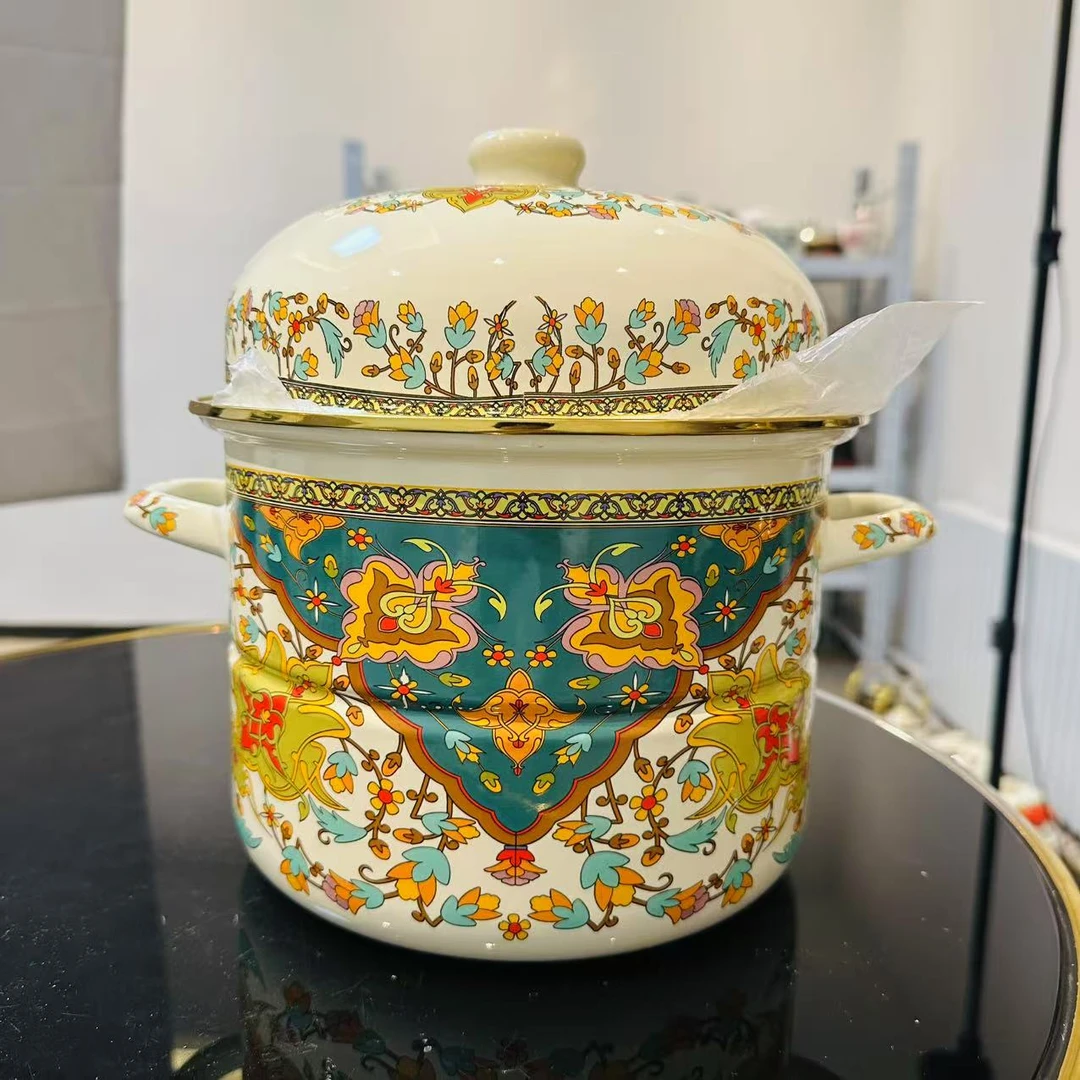 新疆包邮【24cm 俄罗斯花蒸锅】