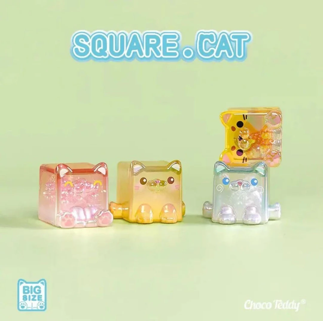 【老粉盲盒】方块叠叠猫萌粒盲盒(新人勿拍)