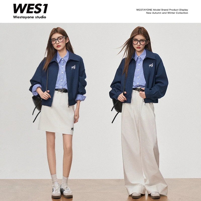 【1月15号新品】WESTAYONE工装夹克外套女春季新款百搭休闲外套
