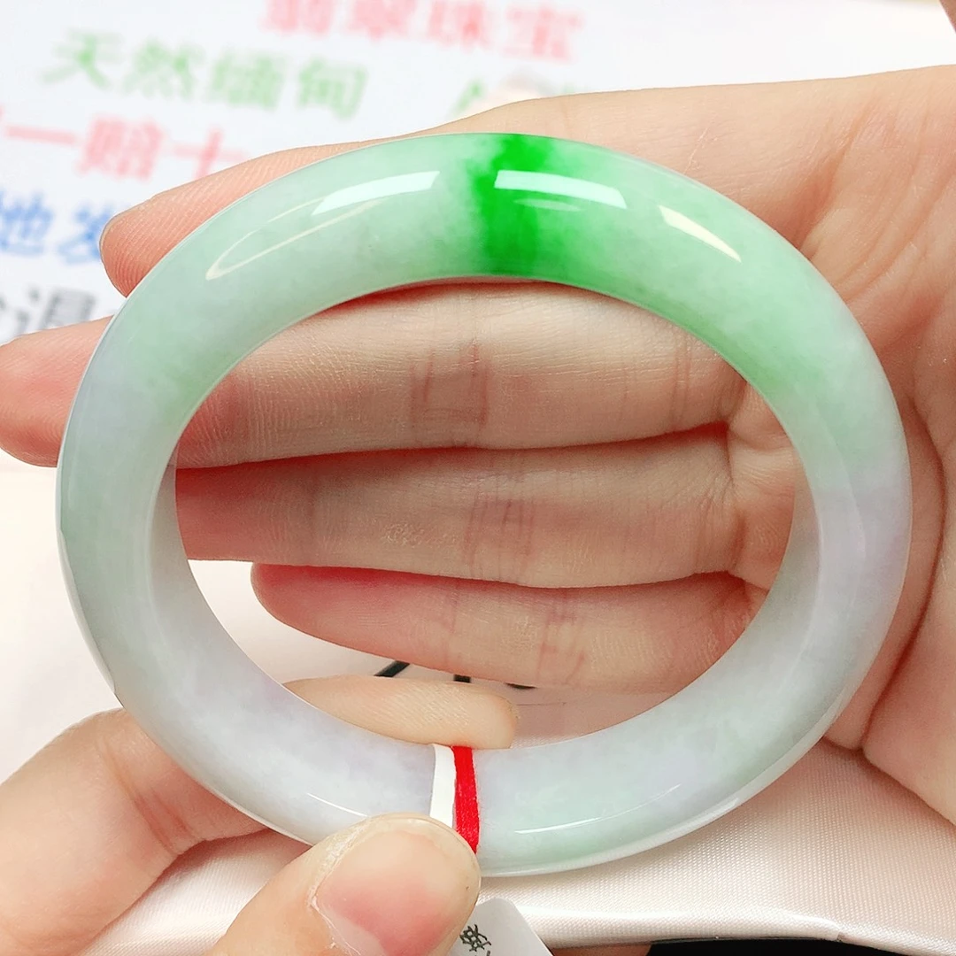 翡翠未镶嵌手镯翡翠手镯55