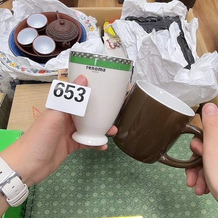 瓷片呀工艺品摆件瓷器摆件正能量