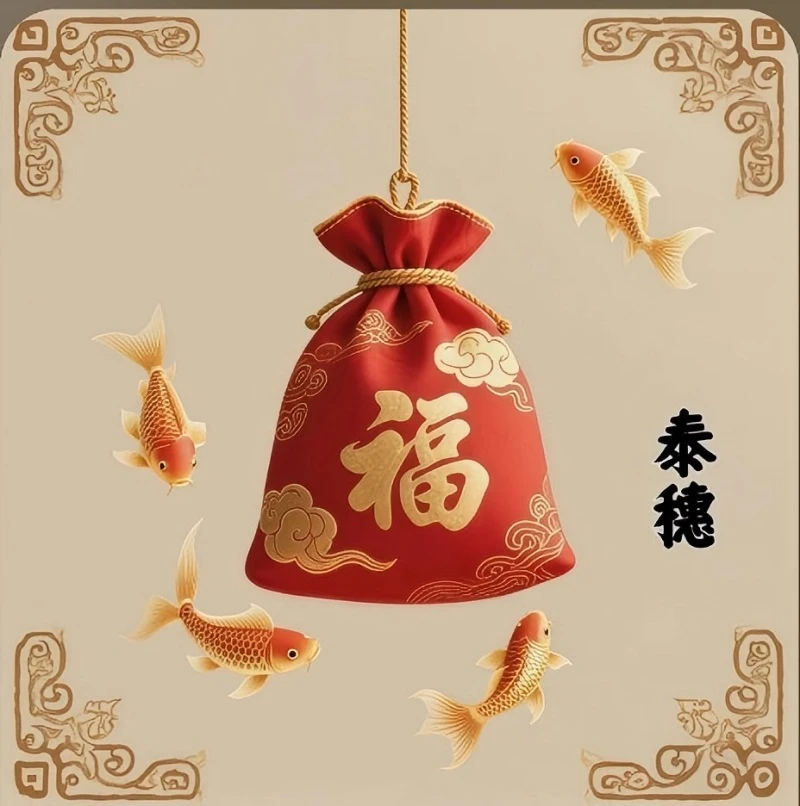 1号老师推荐-2025 泰穗福袋 生肖挂饰