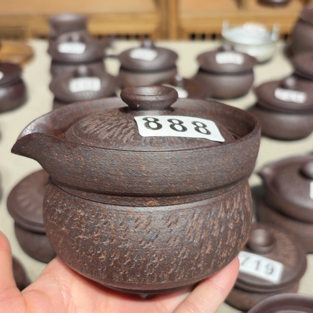 周***舟粗瓷茶具素胎无釉