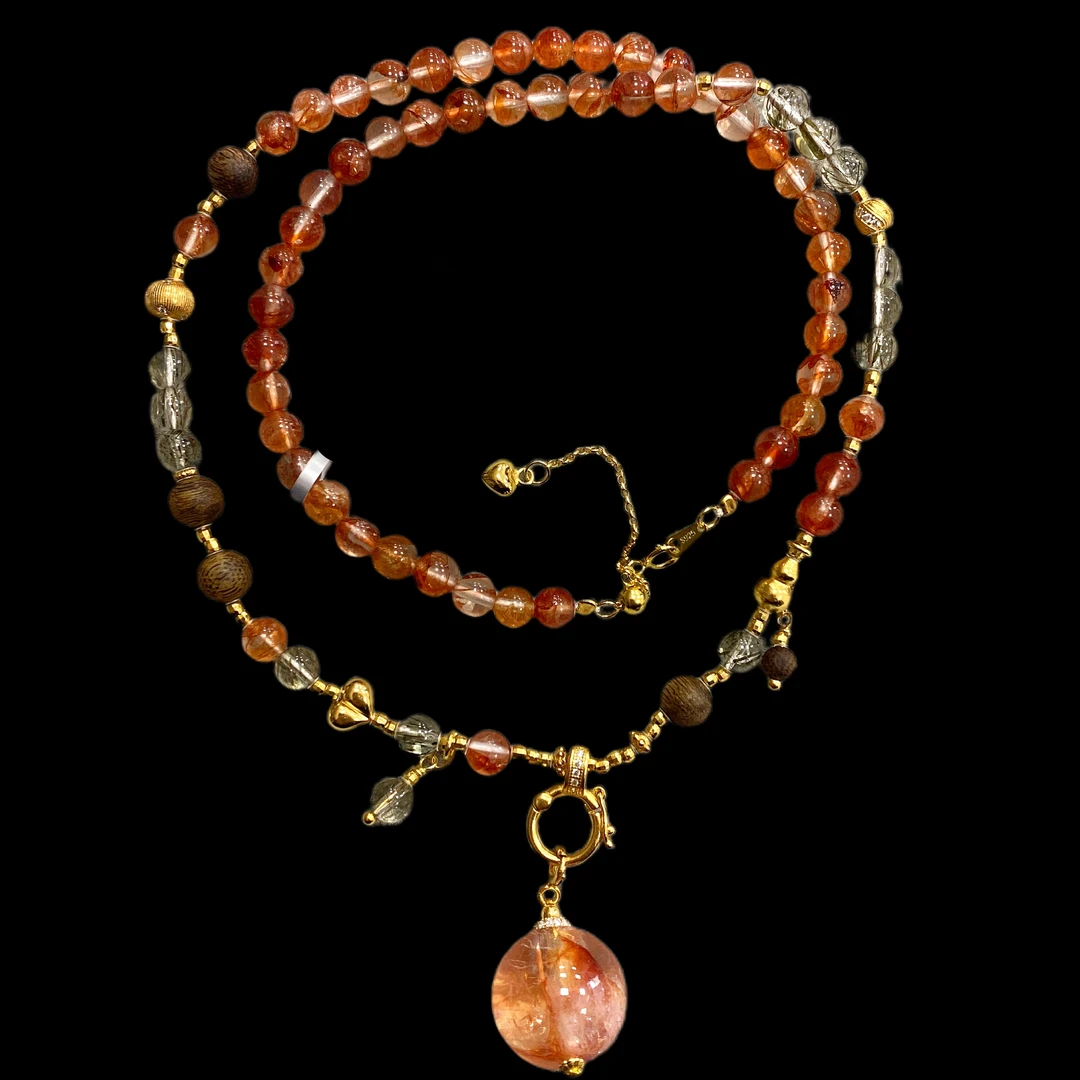 N0572水晶项链多样性发一