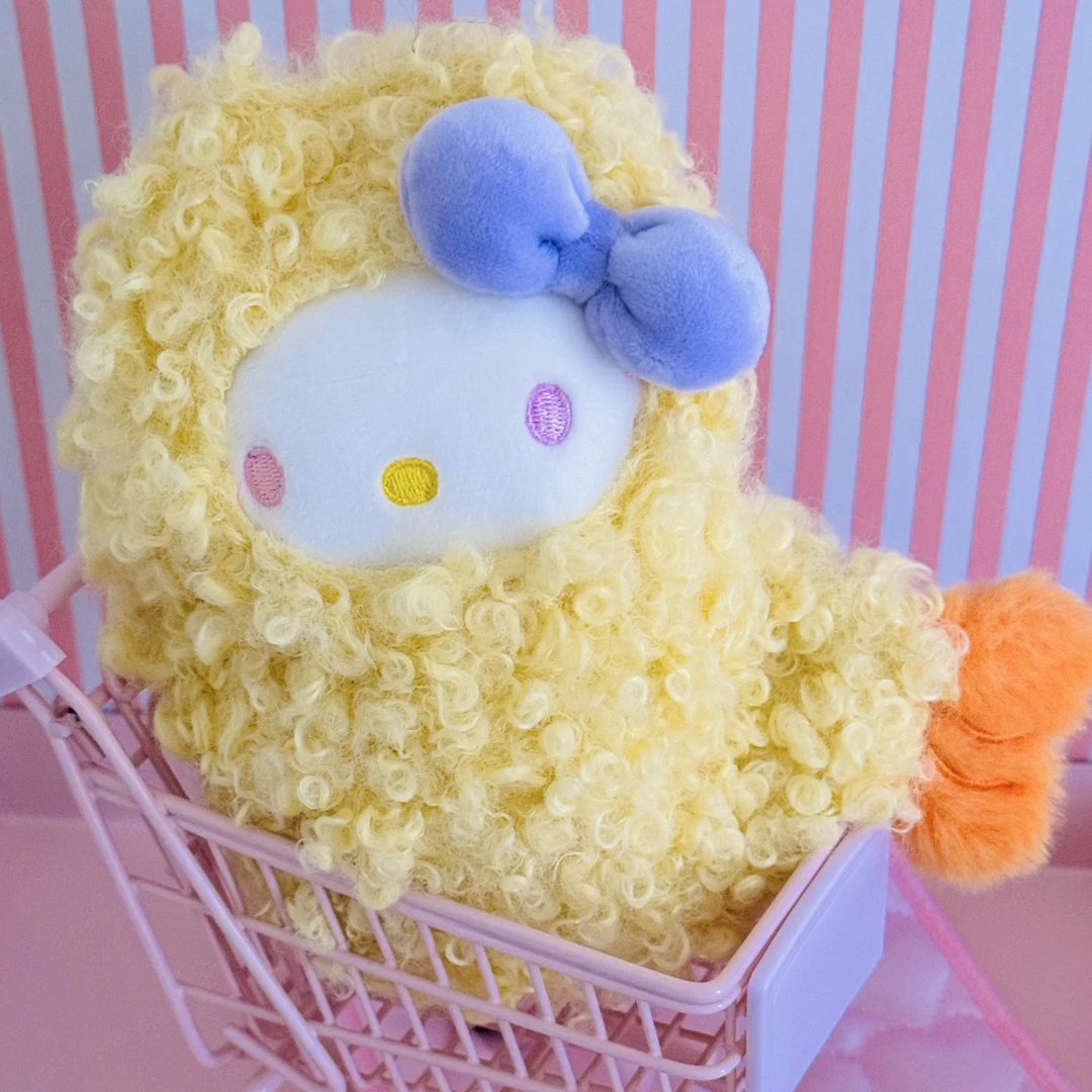 正版三丽鸥hellokitty包挂件可爱玩偶毛绒钥匙扣公仔diy生日礼物