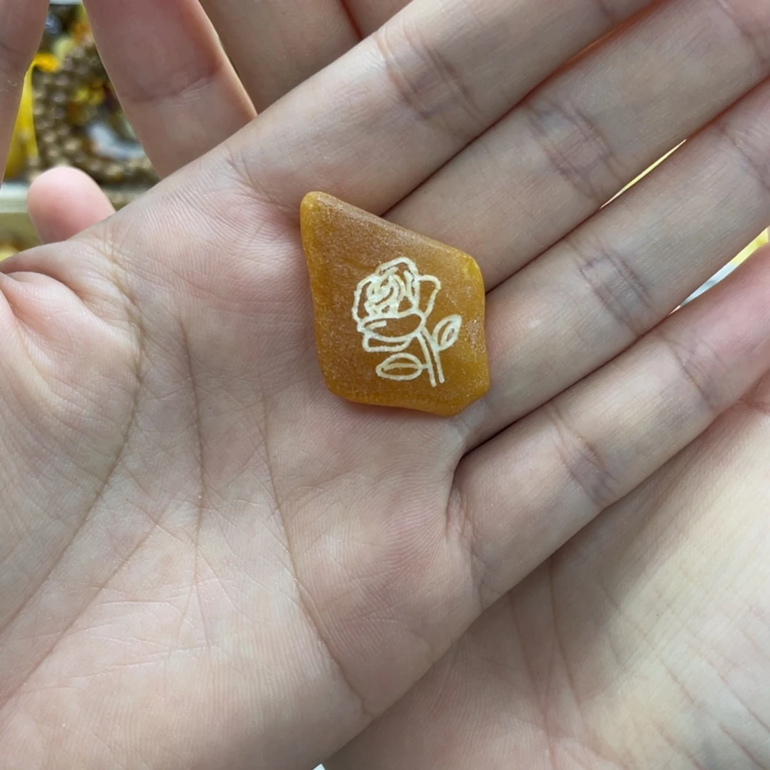 L***e裸石琥珀未镶嵌天然琥珀