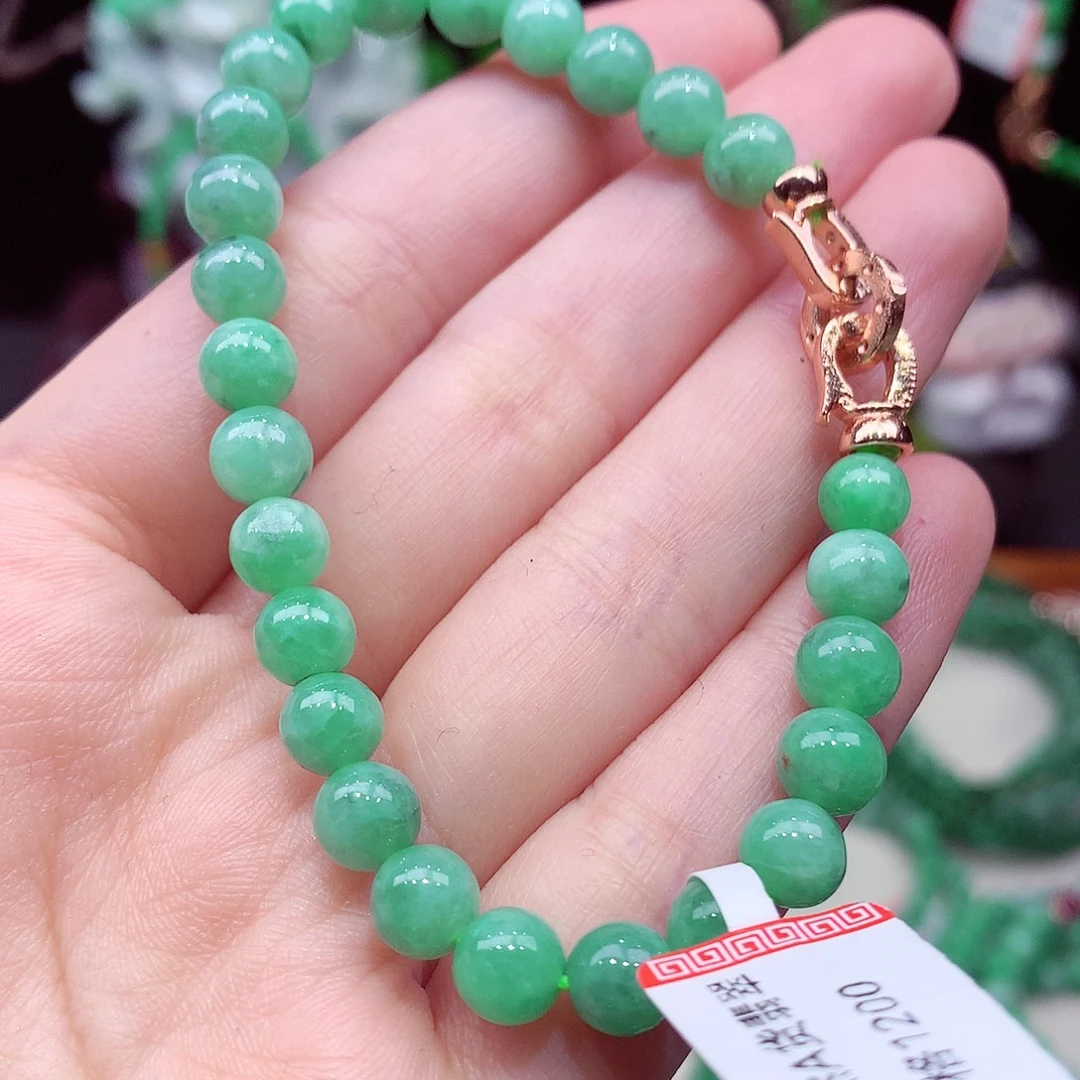 翡翠未镶嵌手链翡翠