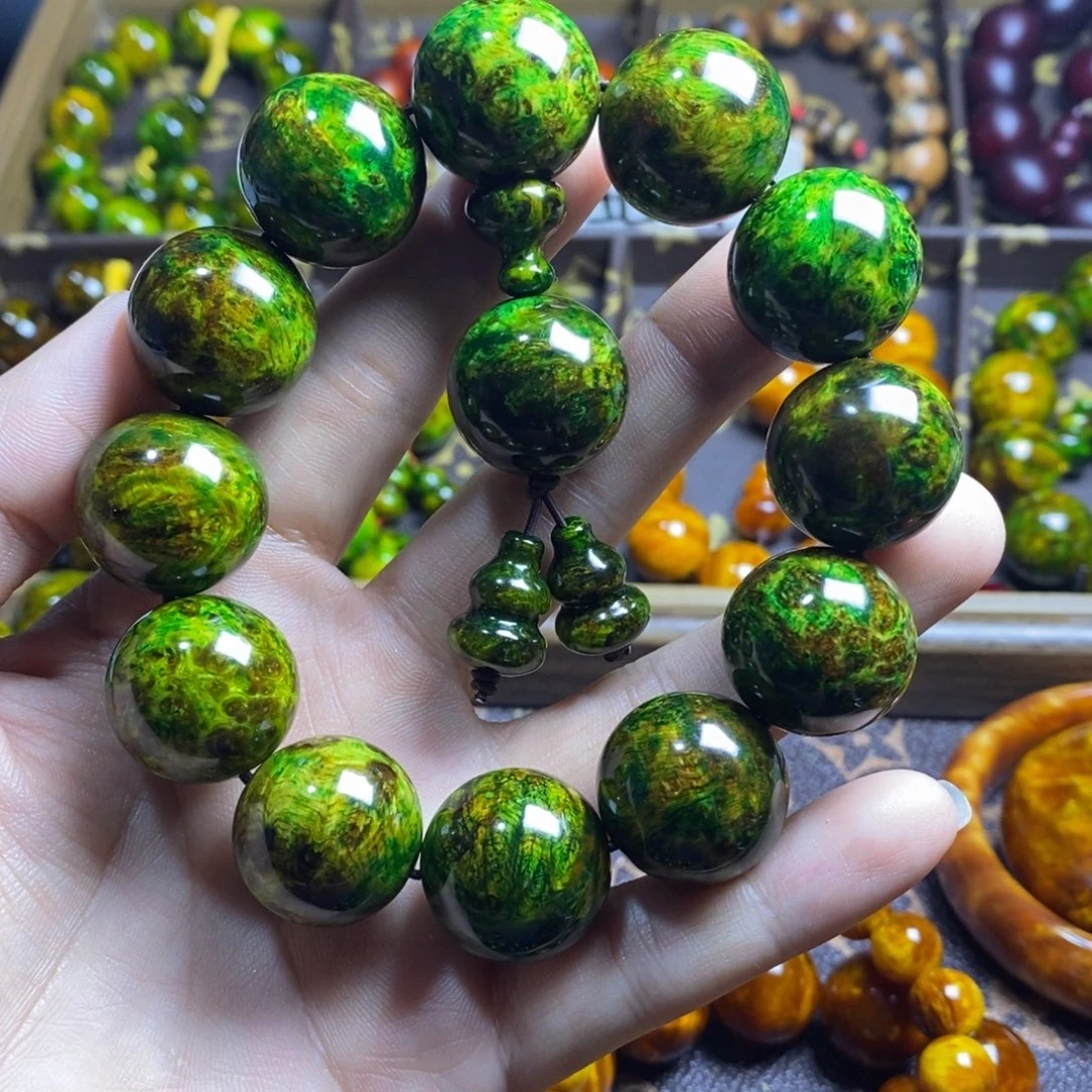 木质琥珀木2.0尺寸水墨龙凤呈祥