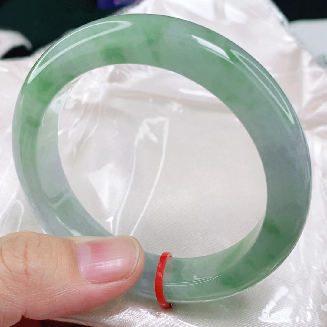 未镶嵌手镯翡翠55.8圈口买到赚到