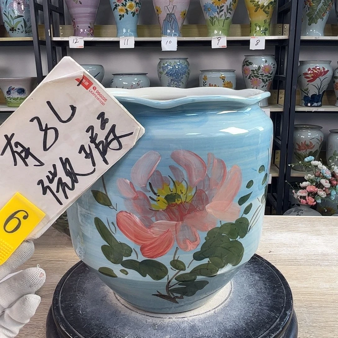 罐1tc景德镇陶瓷花盆