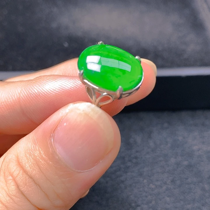 翡翠银S925镶嵌颈饰