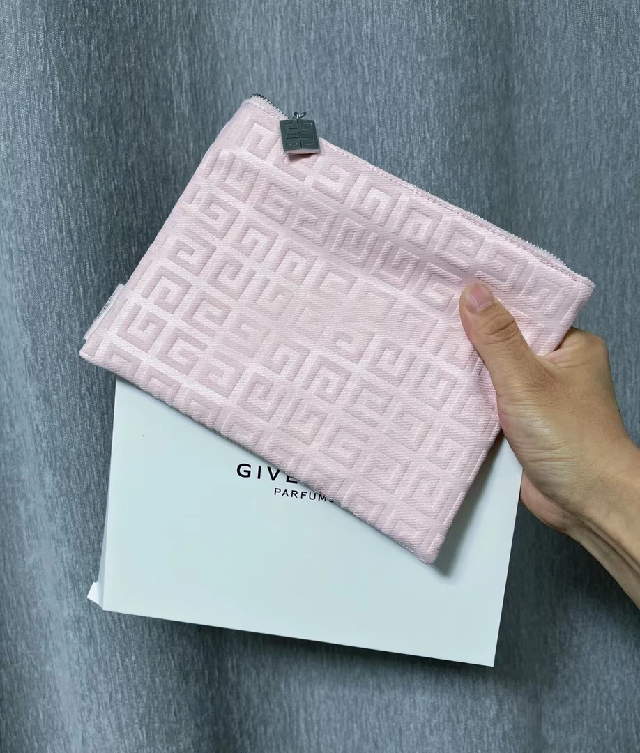 【小梵希】k55（无盒）粉色随身手拿包简约时尚收纳包百搭包扁平包