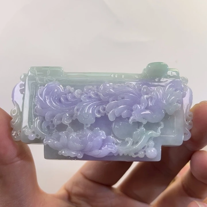 翡翠吊坠(赠链)未镶嵌代编织